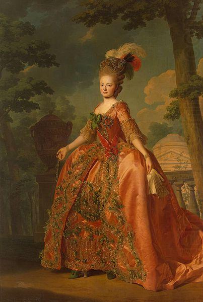 Alexandre Roslin Portrait of Grand Duchess Maria Fiodorovna china oil painting image